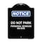 Signmission Do Not Park Personal Vehicles on Site Heavy-Gauge Aluminum Sign, 24" x 18", BW-1824-24143 A-DES-BW-1824-24143 - alternate 1